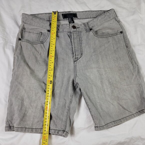 21 Men Gray Mens Size 31 Denim Shorts Casual Outdoors Walking Comfort Summer - Picture 8 of 9